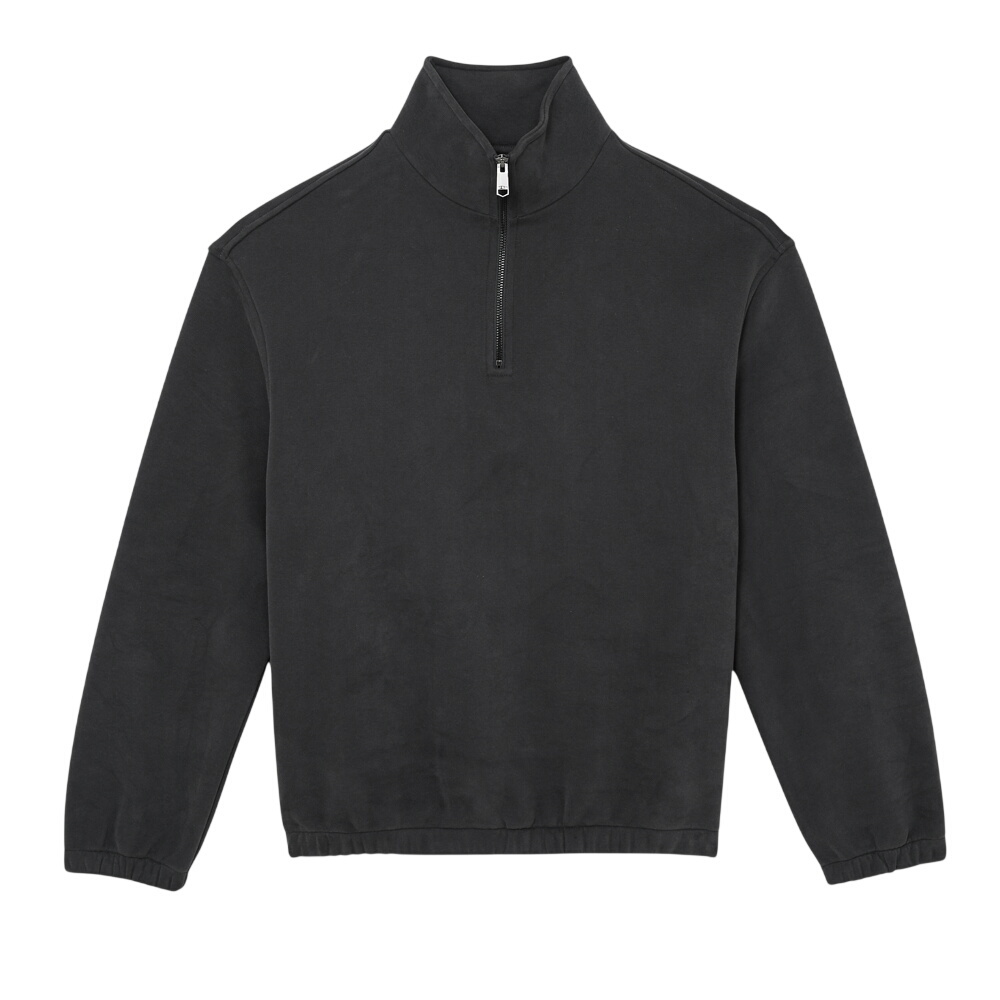 REISS Quinn Cotton-Blend Half-Zip Sweatshirt